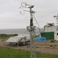 industrial anemometer on offshore crane